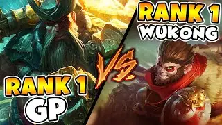 #1 Gangplank NA vs. #1 Wukong NA (HARAMBE) INTENSE MATCH-UP - League of Legends