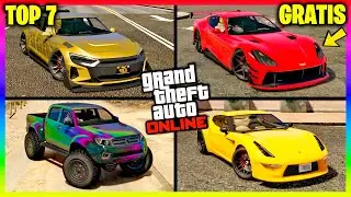 LOS 7 MEJORES VEHICULOS QUE DEBES CONSEGUIR EN GTA 5 ONLINE DURANTE ESTA SEMANA!