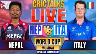 🔴 NEP vs ITA Live Match Today World Cup, 2nd Innings, Cricket Live Scores & Commentary