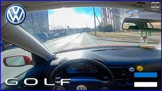 2003 VW Golf 4 - POV Test Drive in TALLINN, ESTONIA 🇪🇪🇪🇪🇪🇪