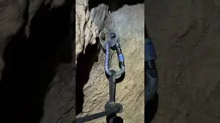 Would you rappel, after seeing this? #caving
