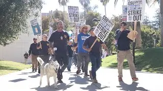 CSU Trade Workers On Strike