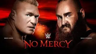 Brock Lesnar vs Braun strowman No Mercy