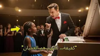فتاة سوداء كفيفة سخر منها أشهر عازف بيانو… ثم عزفت لحنًا أوقف العالم