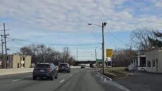 Driving from Cherry Hill to Mount Laurel New Jersey - Pennsauken and Merchantville drive thru
