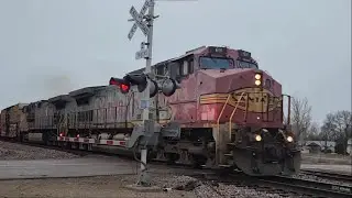 2-8-24 - BNSF 691 South at Manley, MN