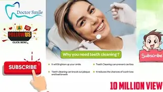 Why routine teeth cleaning(scaling )important every after 6months??? | #DOCTORSMILEGOA #smilecaregoa