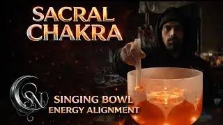 Sacral Chakra Singing Bowl Energy Alignment | Restore Emotional Flow  #sacralchakrahealing 