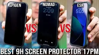 Лучший улучшенный протектор экрана для iPhone 17 Pro Max &mdash; ESR Nomad Spigen