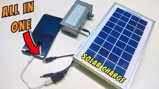 All in one Solar Chargers Making using 3 Watt Solar Panel
