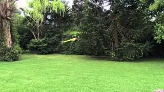 Having fun in backyard with Goblin 380