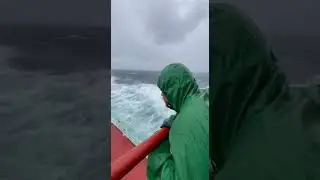 Pure North Sea Chaos #northsea #ocean #ship #storm #bigwaves #waves #capture