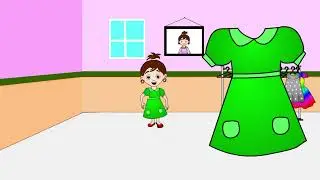 COLOUR LEARNING | learn colors with color dress | colour for kids | learn colors in dress | #colors