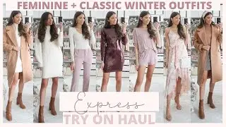 Huge Express Winter Try On Haul 2021 | All on SALE!💕