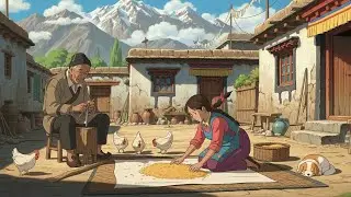 A Peaceful Day in Rural Ladakh | Life in the Mountains 🌄