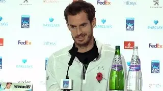 Andy Murray Press Conference Ahead Of The ATP World Finals