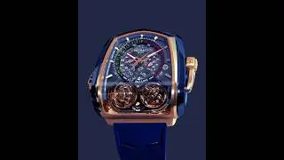 Jacob and Co Twin Turbo Furious Blue Titanium TT200.40.BC.AC.A 🧿🏎🏁 #shorts #jacobandco