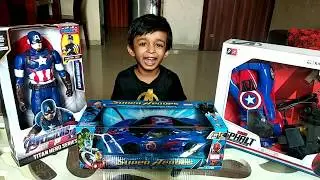 Unboxing Remote Cars: Captain America