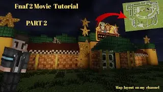 How to build the FNAF2 Movie Pizzeria in Minecraft Tutorial.(Management Wanted Mod) Part 2
