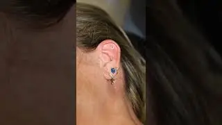 Heart shaped daith 🤍 so Sabrina coded ✨ #piercinginspo #sabrinacarpenter #daithpiercing #piercings