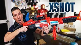 SIND DIE ALDI NERFS IHR GELD WERT? | xShot Zuru Unboxing - Review - Test [Deutsch/German]