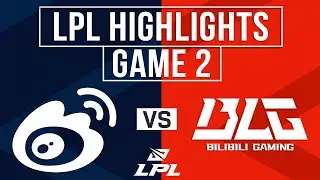 WBG vs BLG Highlights Game 2 | LPL 2025 Split 3 | Weibo Gaming vs Bilibili Gaming