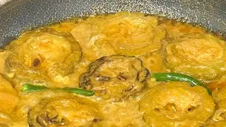 সরিষা দিয়ে করললার চাঁক রান্না এবং করললার চাঁক ভাজা