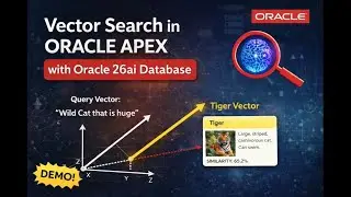 Oracle APEX Vector Search Demo | Semantic Search with Oracle 26ai & ONNX
