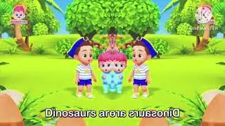 Dinosaurs are everywhere, Brachiosaurus and pteranadon. Boom, boom. || Bebefin effects 