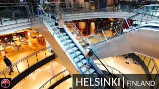 Walking in Helsinki, Finland - Kamppi Shopping Center - October 2025