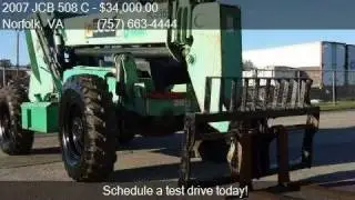 2007 JCB 508 C  for sale in Norfolk, VA 23502 at Ironworks T