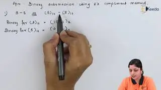 Binary Subtraction Using 2's Compliment 2 | Number System and Code | Digital Circuit Design