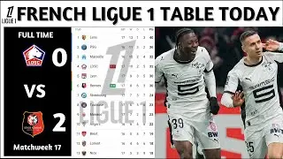 Results | French Ligue 1 Table Updated Today | Matchweek 17 | French Ligue 1 Standings Today 2025/26