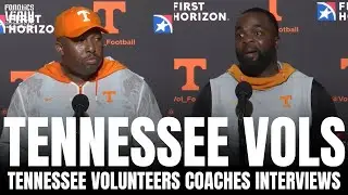 Tennessee Volunteers Coaches Jerry Mack & Brian Jean-Mary talk Vols Players & Florida Gators