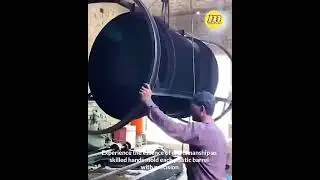 The Unassuming Factory Behind Durable Plastic Drums #viralvideo #automobile #mechanicalwonders