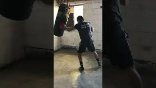 Golpeando costal | Combinacion de golpes | Boxing skills