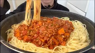 【ASMR】ミートソースパスタ！