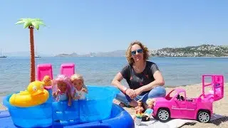 Spiel mit Barbie - Ein Tag am Meer - Spielzeugvideo f&uuml;r Kinder