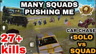 FULL SQUAD PUSHED ME || SOLOvsSQUAD || GAMEPLAY || ASIA SERVER || PUBG MOBILE GAMEPLAY || VIRUS FS