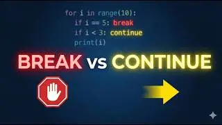 Break vs Continue vs Pass in Python | Explained Simply for Beginners