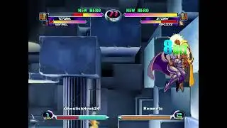 MvC2: Romneto - Storm/Psy Rushdown 100% Sequence .:7.6.23:.