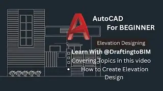 How to Create a Design in Elevation #autocad 