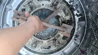 Cara buka nut drum washing machine yang berukuran 38mm guna tools DIY
