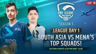 [EN] PMPL MENA & South Asia Championship League S1 Day 1 | South Asia vs MENA's top Squads!