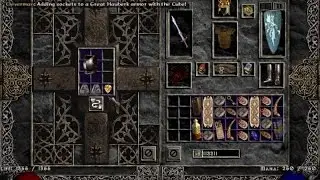 Diablo 2 How To Add Sockets To An Armor With A Cube (Great Hauberk Example)