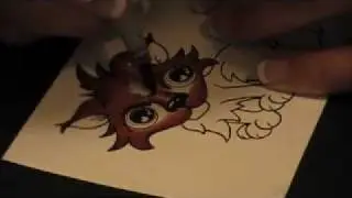 Copic Tutorial 13 Coloring Fur(1)