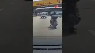 Motorcyclist Throws Hammer at Car in Viral Malaysia Video