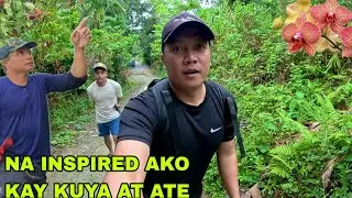 Na surpresa ako kay kuya at ate sa lawak ng niyogan sa bundok..Paraiso sumalubong sa bundok..