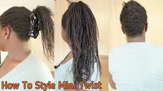 20 Mini Twist Styles You Need In Your Life...How To Style Two Strand Mini Twist / Micro Locs