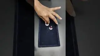 ✨ Royal Ruby Earrings on Indian Model | Premium Luxury Jewellery Close-Up